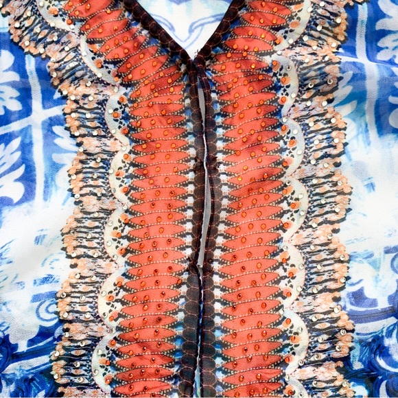 Soft Surroundings Embellished Kimono - Picture 5 of 7